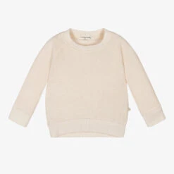 1 + In The Family Ivory Terry Towelling Sweatshirt