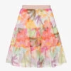 AIGNER Girls Pink Floral Cotton Skirt