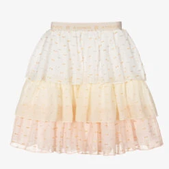 AIGNER Girls Pink & Yellow Voile Skirt