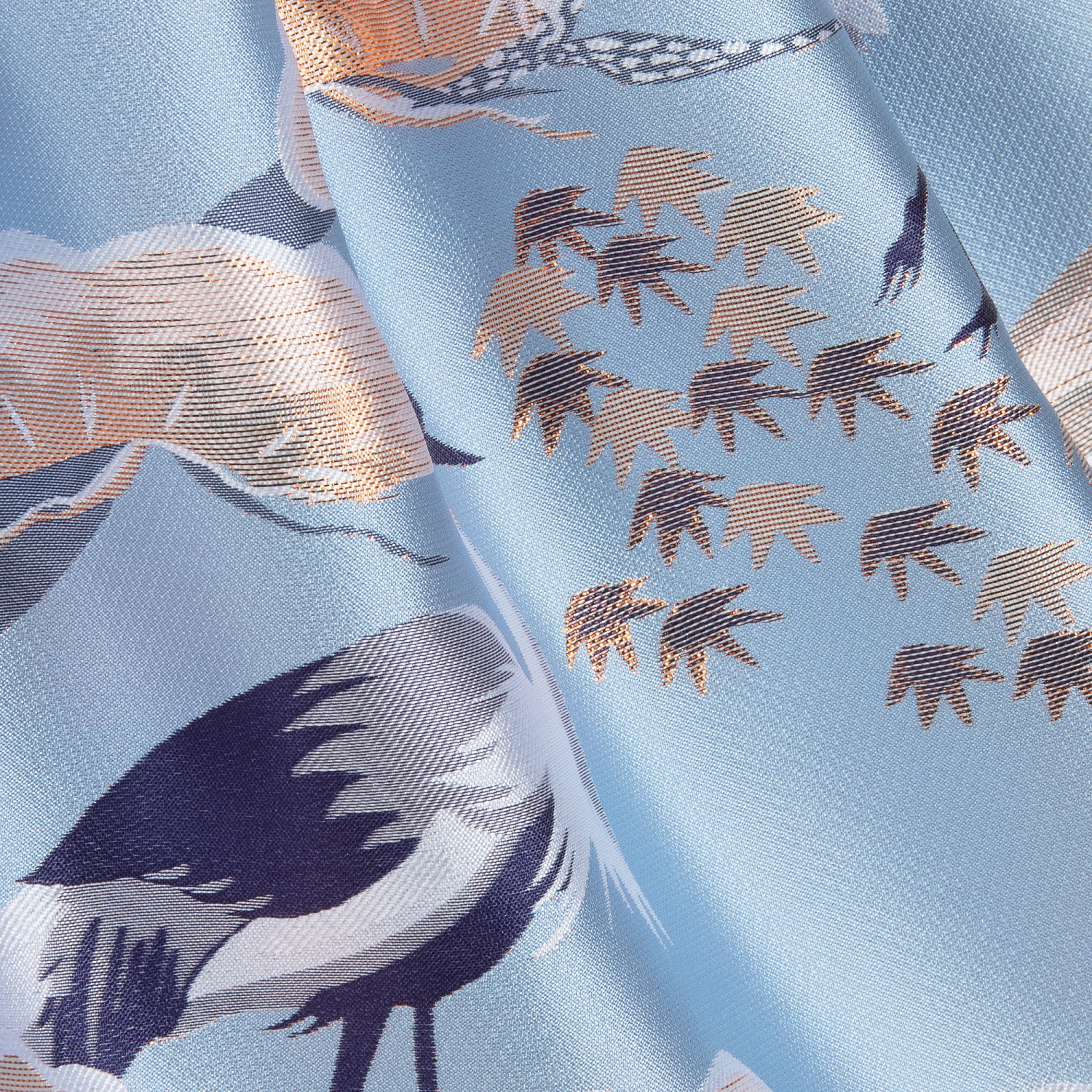 Angel's Face Girls Blue Jacquard Skirt - Image 4