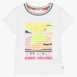 Billieblush Girls White Sunset T-Shirt