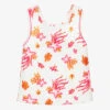 Billieblush Girls White Towelling Vest Top