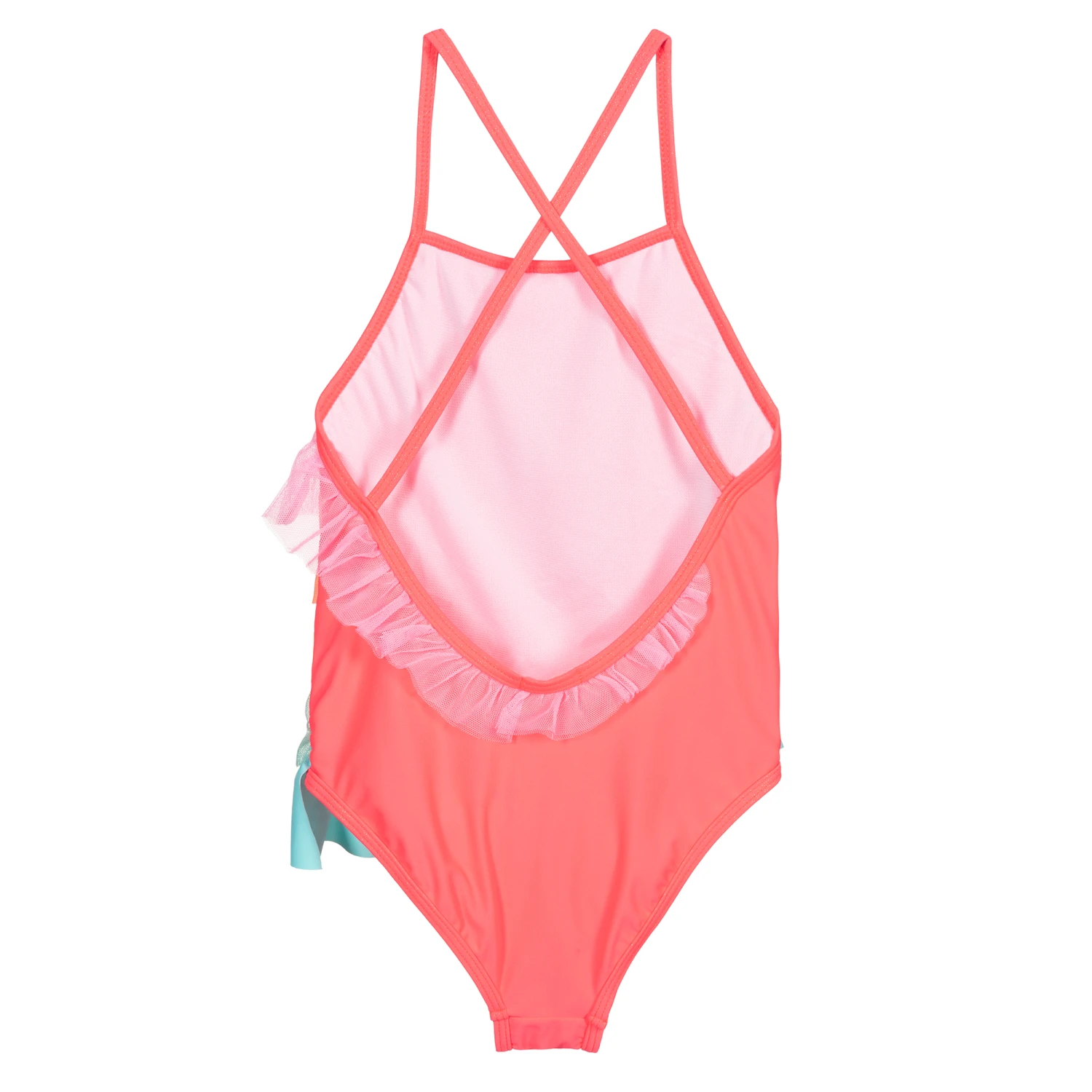 Billieblush Pink Frilled Swimsuit - Image 2