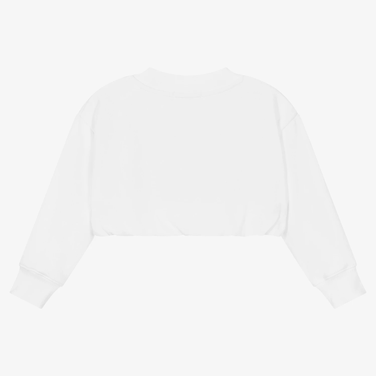 Calvin Klein Jeans Girls White CK Logo Sweatshirt - Image 2