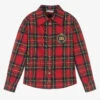 Dolce & Gabbana Girls Red Tartan Check Blouse