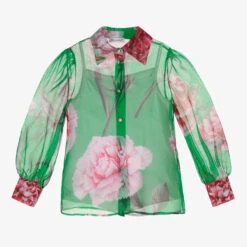 Dolce & Gabbana Girls Silk Chiffon Blouse