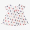 Dr. Kid White Cotton Polka Dot Blouse
