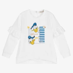 Everything Must Change Girls White Disney Sweatshirt