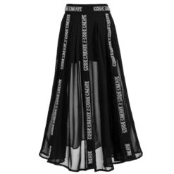 Fun & Fun Couture Girls Long Black Skirt