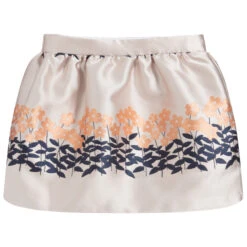 Hucklebones London Girls Pink Jacquard Skirt