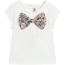 Hucklebones London Ivory Cotton & Modal T-Shirt