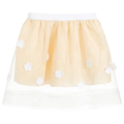 Hucklebones London Yellow Skirt With Overlay