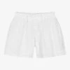 IDO Baby Girls White Brodie Anglaise Shorts