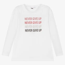 IDO Junior Girls White Cotton Top