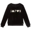 IKKS Black Faux Fur Sweatshirt