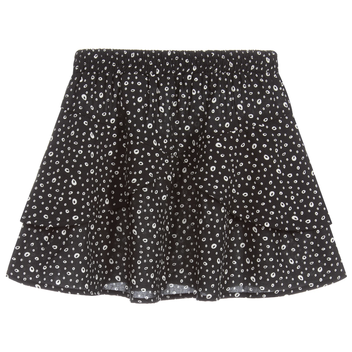IKKS Girls Black Viscose Skirt - Image 2