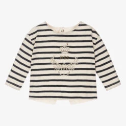 IKKS Girls Nautical Blue Stripe Top