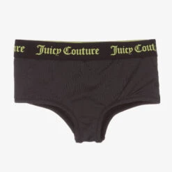 Juicy Couture Black Logo Bikini Bottoms
