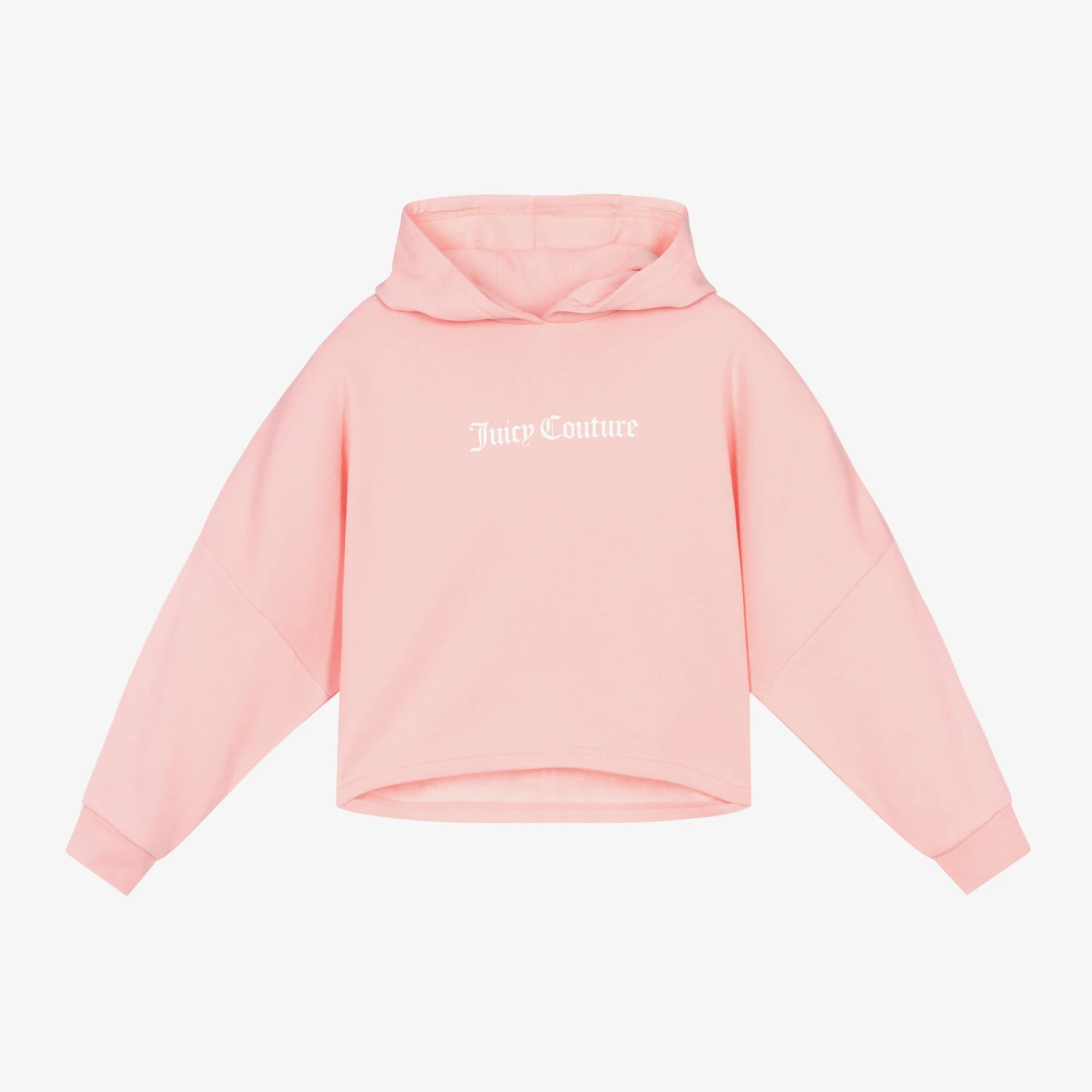 Juicy Couture Girls Pink Cotton Hoodie