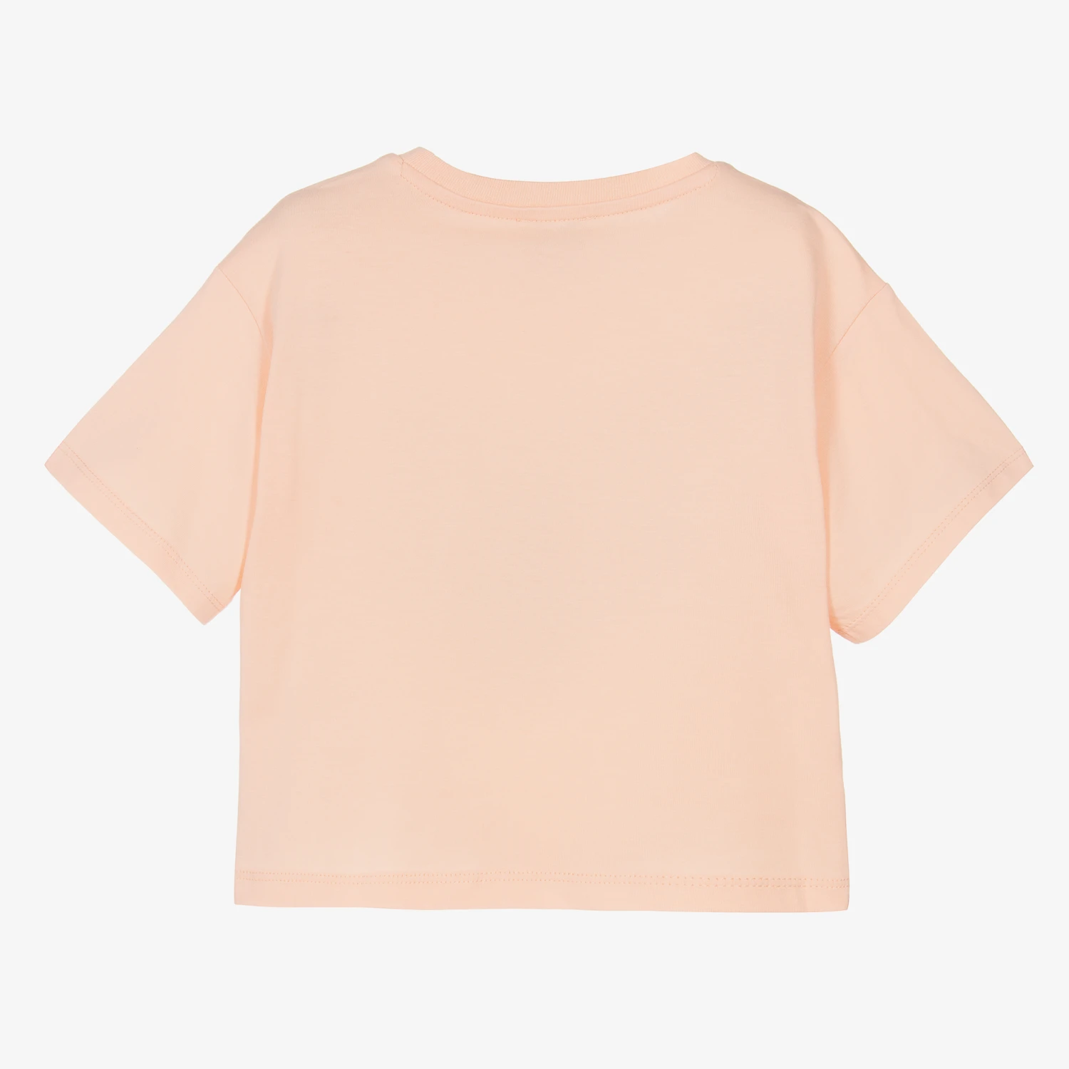 KENZO KIDS Girls Pink Cotton Glitter Tiger T-Shirt - Image 2