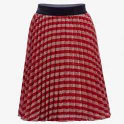 LITTLE MARC JACOBS Red & Pink Striped Skirt