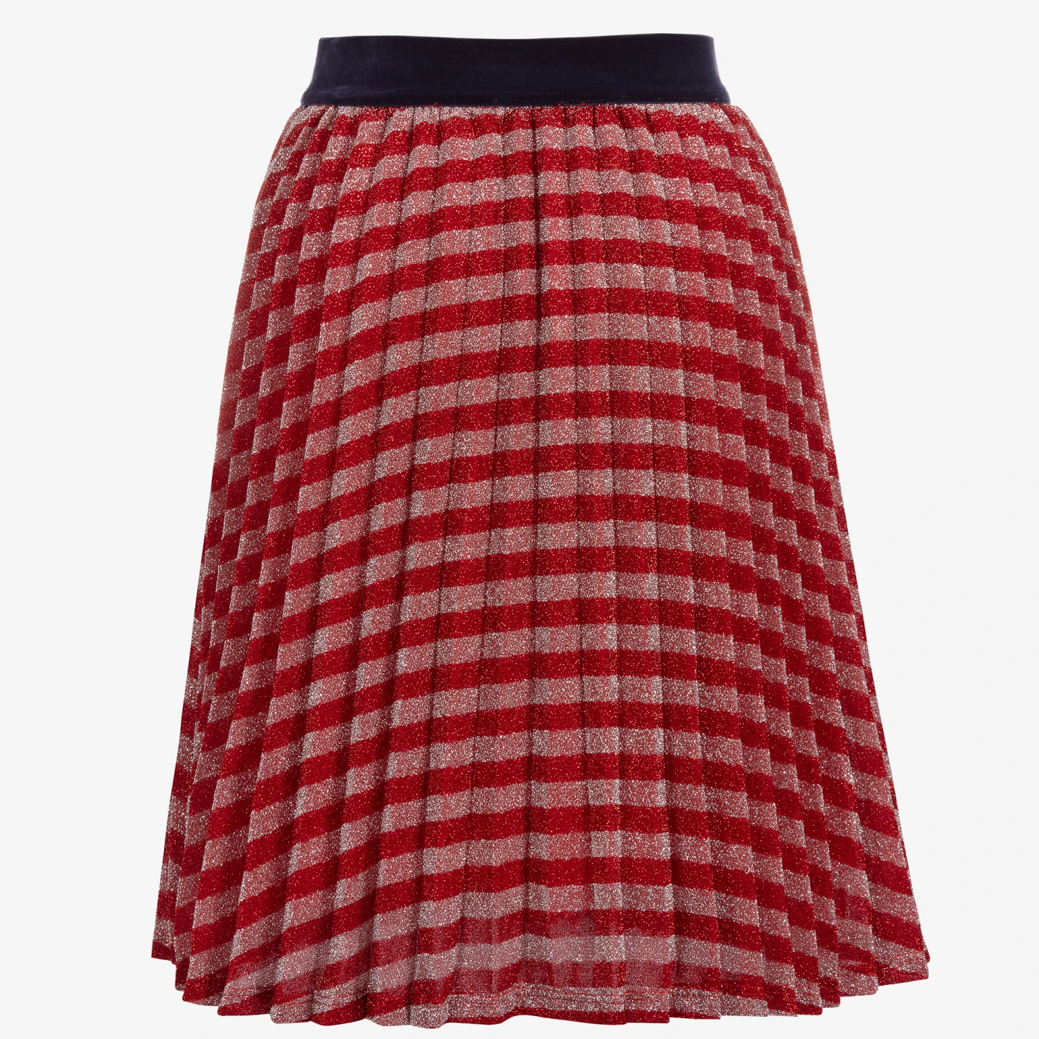 LITTLE MARC JACOBS Red & Pink Striped Skirt - Image 3