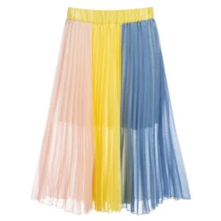 Loredana Pink, Yellow & Blue Skirt