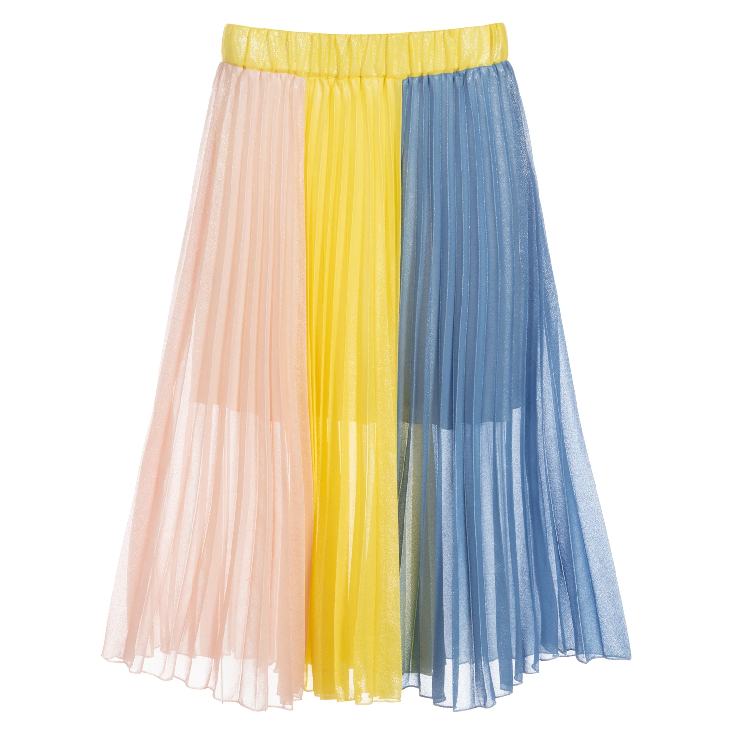 Loredana Pink, Yellow & Blue Skirt