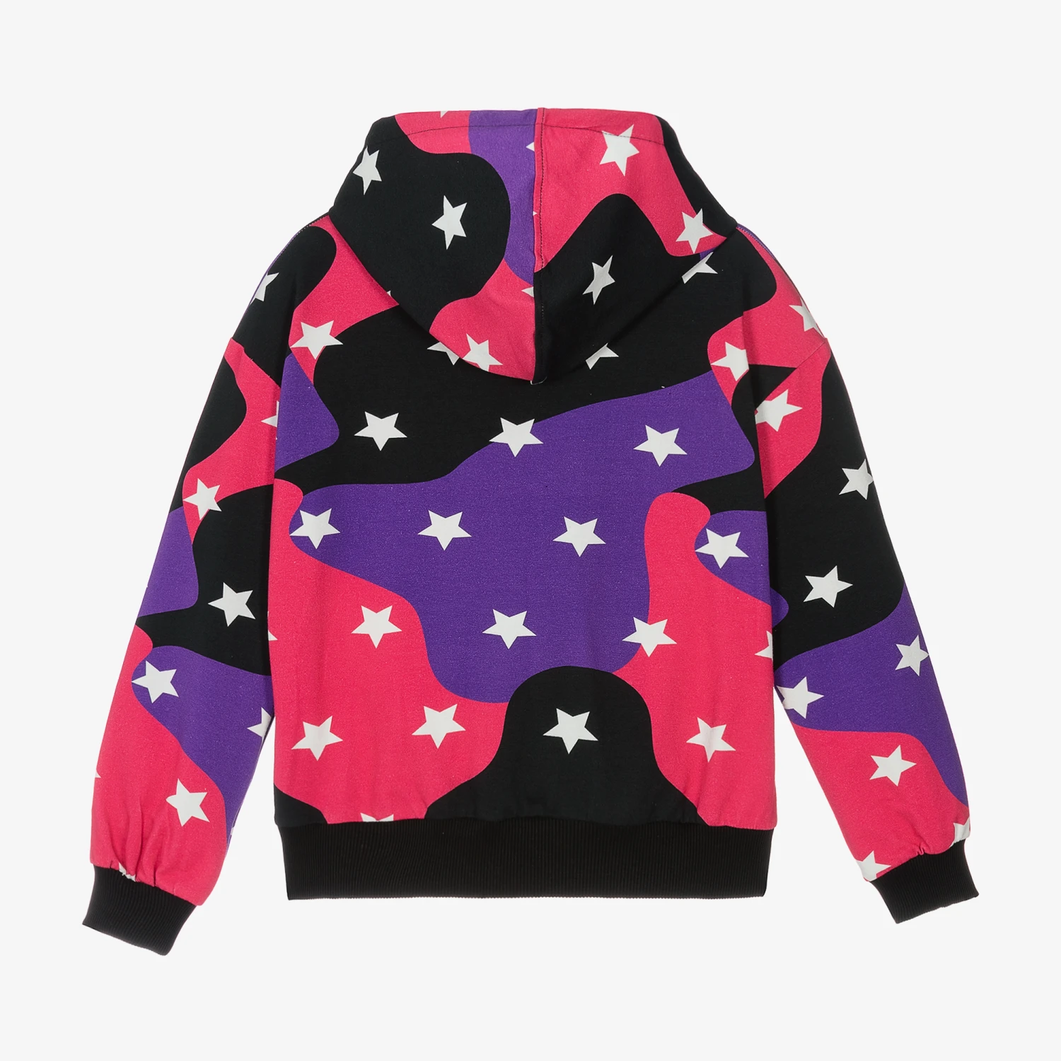 Marc Ellis Girls Purple Star Hoodie - Image 3