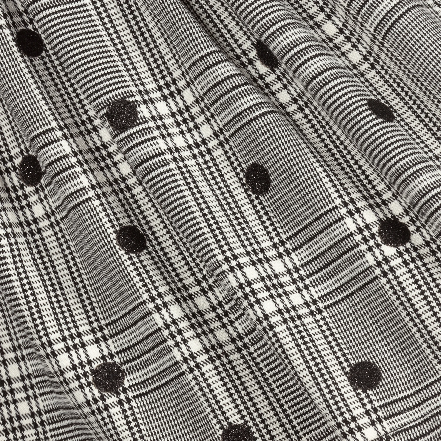 Mayoral Black & Ivory Check Skirt - Image 3