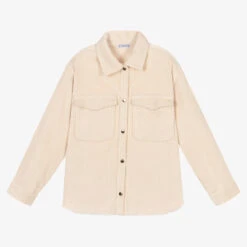 Mayoral Girls Ivory Corduroy Shirt