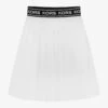 Michael Kors Kids Girls White Pleated Skirt