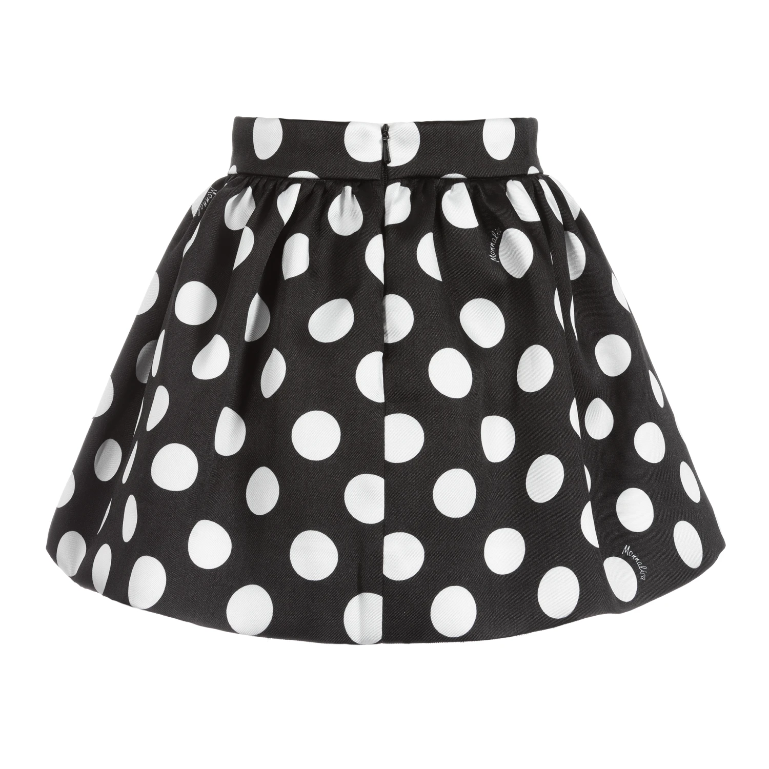 Monnalisa Black & White Spot Skirt - Image 2