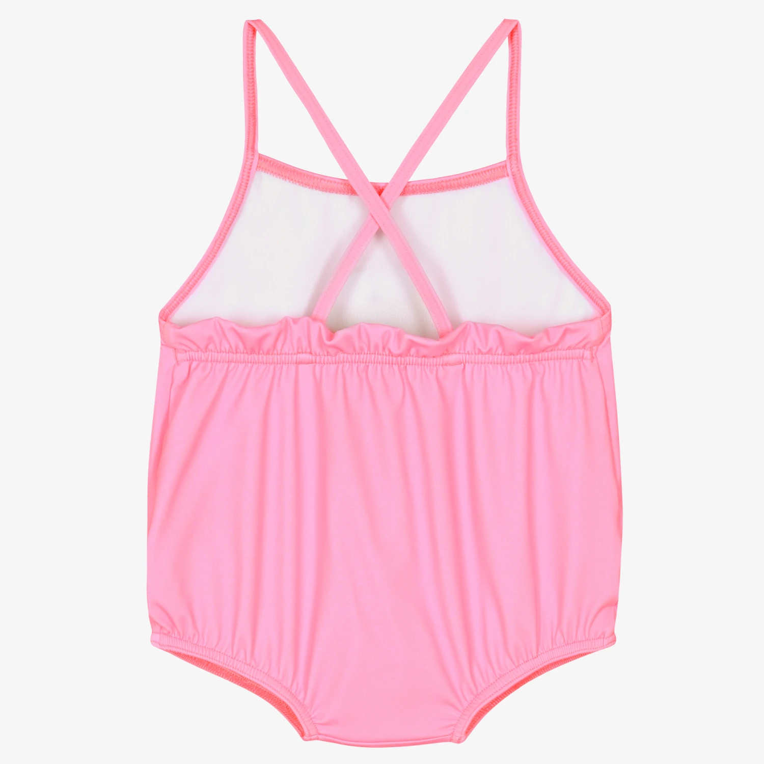 Moschino Baby Girls Pink Teddy Bear Swimsuit - Image 2
