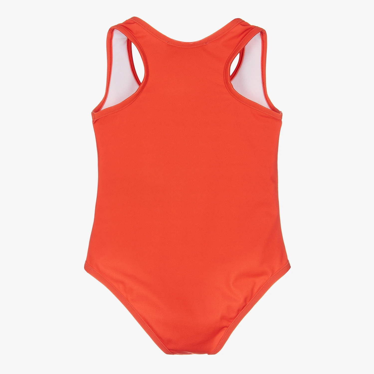 Moschino Kid-Teen Girls Red Teddy Bear Logo Swimsuit - Image 2
