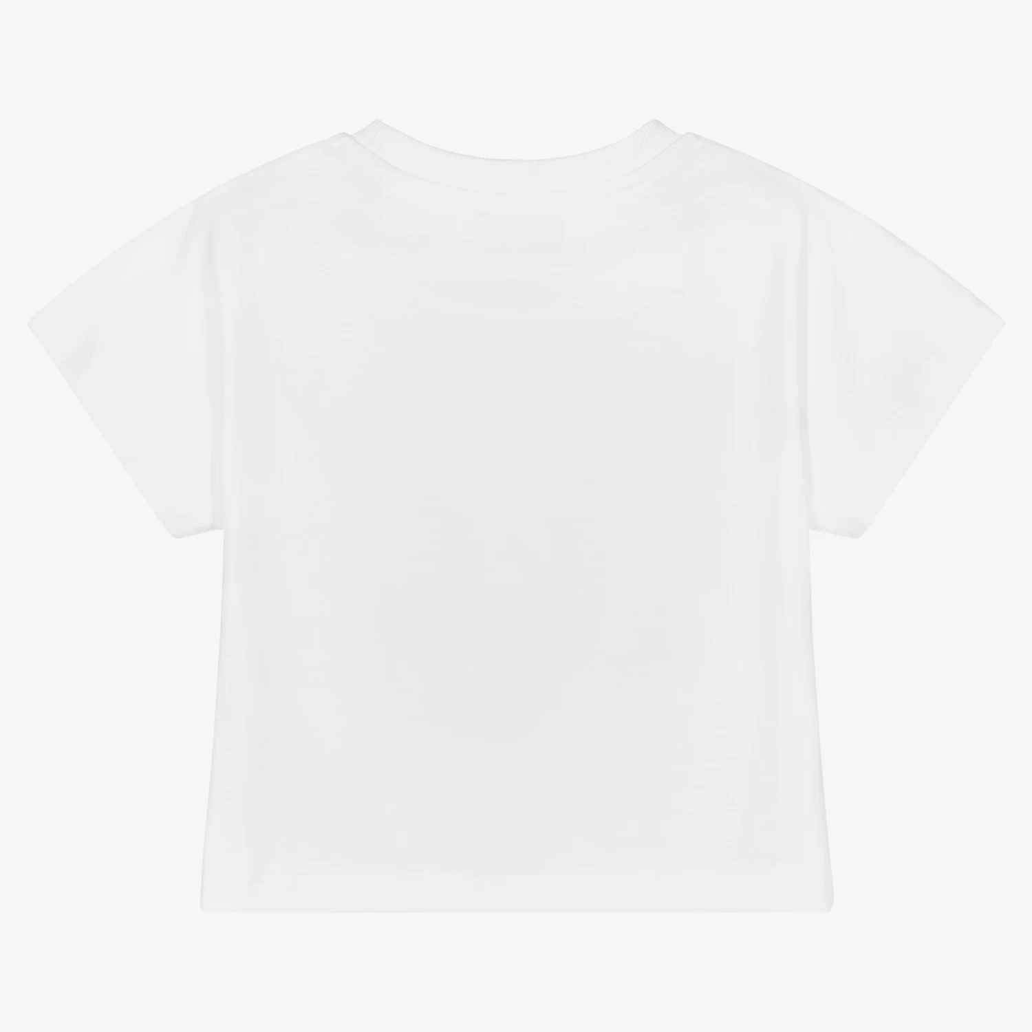 Moschino Kid-Teen White Cotton Teddy T-Shirt - Image 3