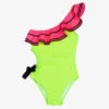 Nessi Byrd Green & Pink Swimsuit (UV50)
