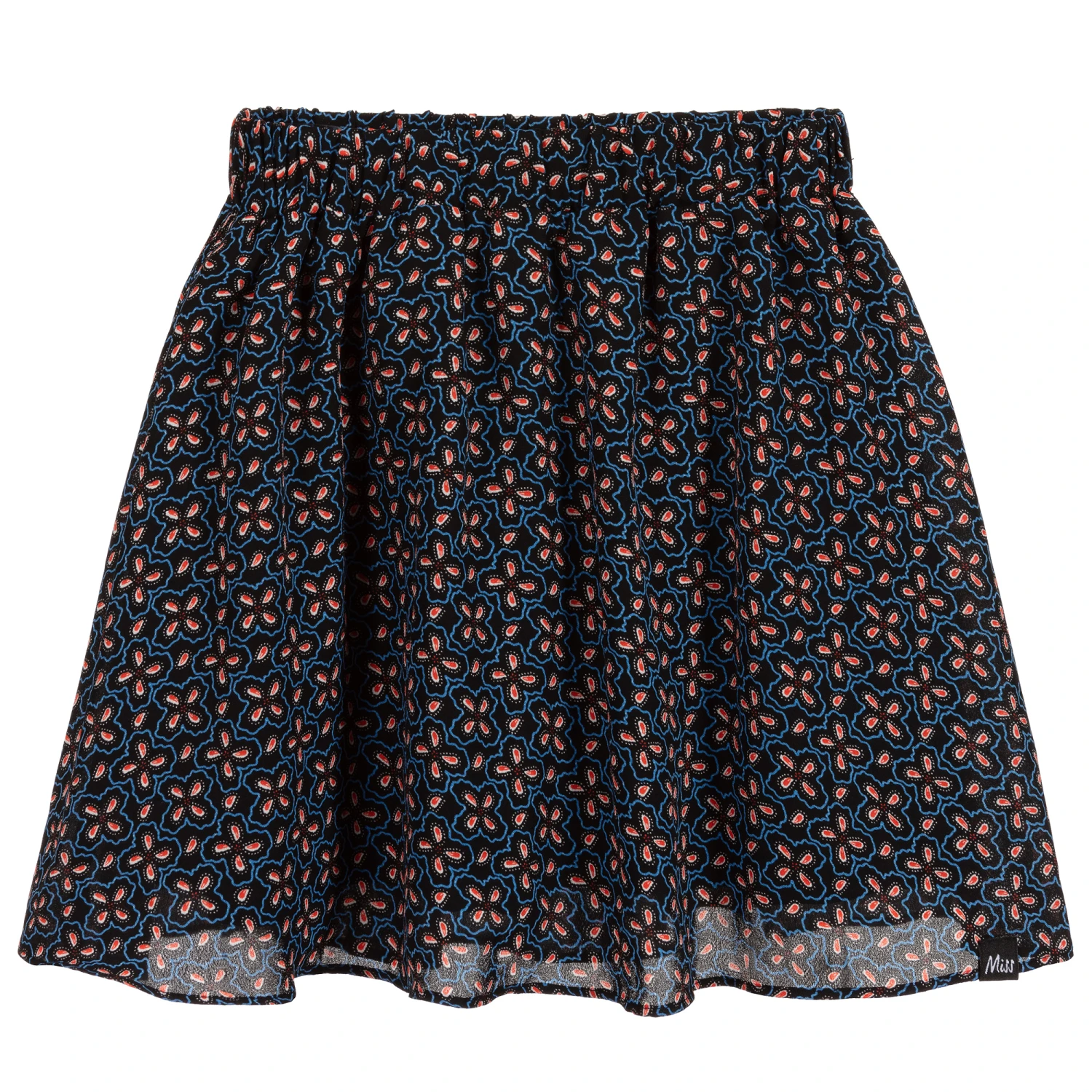 NIK&NIK Girls Black & Blue Skirt