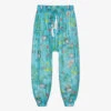 Olga Valentine Girls Blue Cotton Trousers