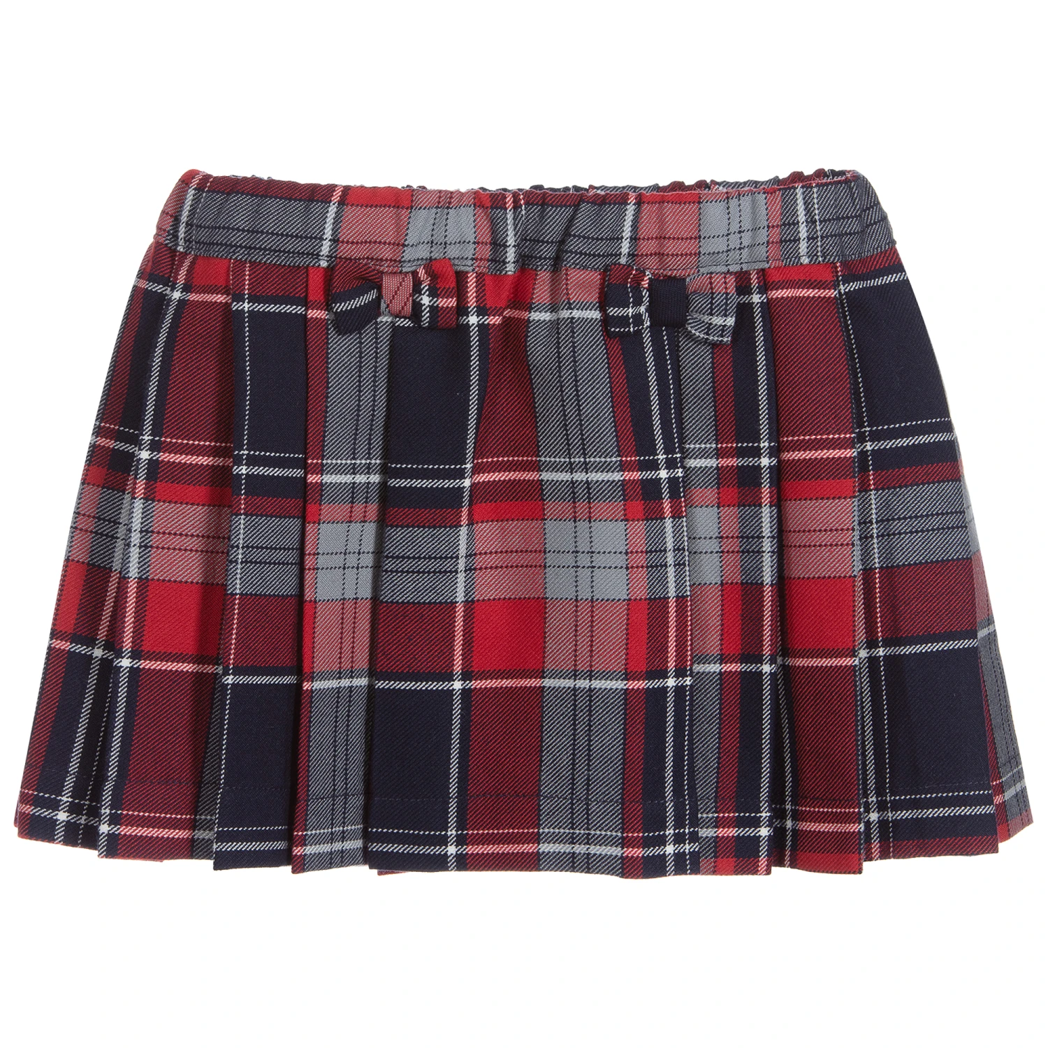 Patachou Blue & Red Tartan Skirt - Image 3
