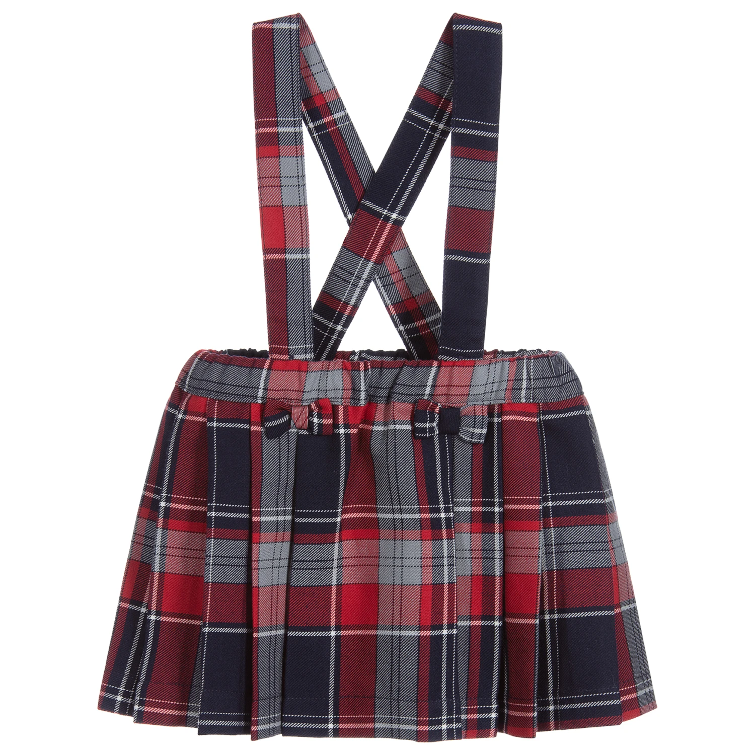 Patachou Blue & Red Tartan Skirt
