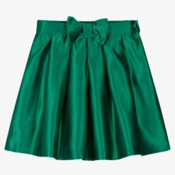 Patachou Girls Green Satin Skirt