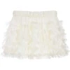 Patachou Girls Ivory Flower Appliqué Skirt