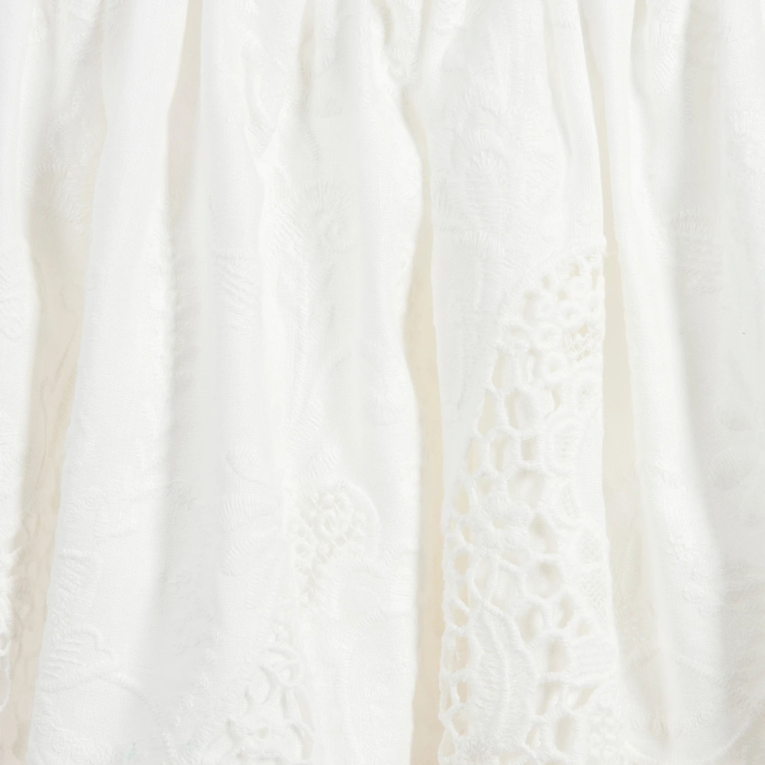 Patachou Ivory Cotton & Linen Skirt - Image 4