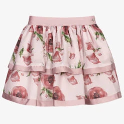Patachou Pink Chiffon Poppy Skirt