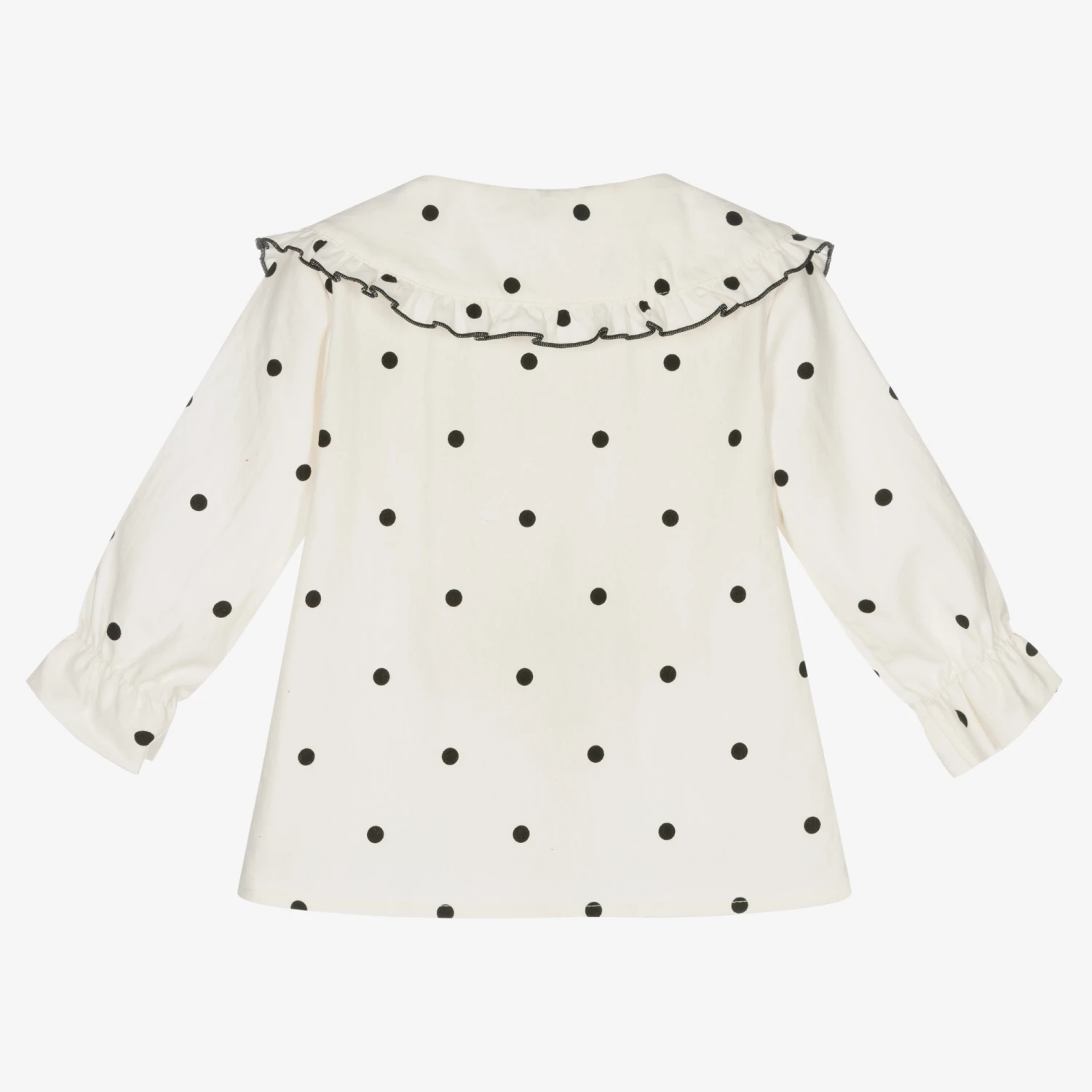 Phi Clothing Girls Ivory Cotton Blouse - Image 2