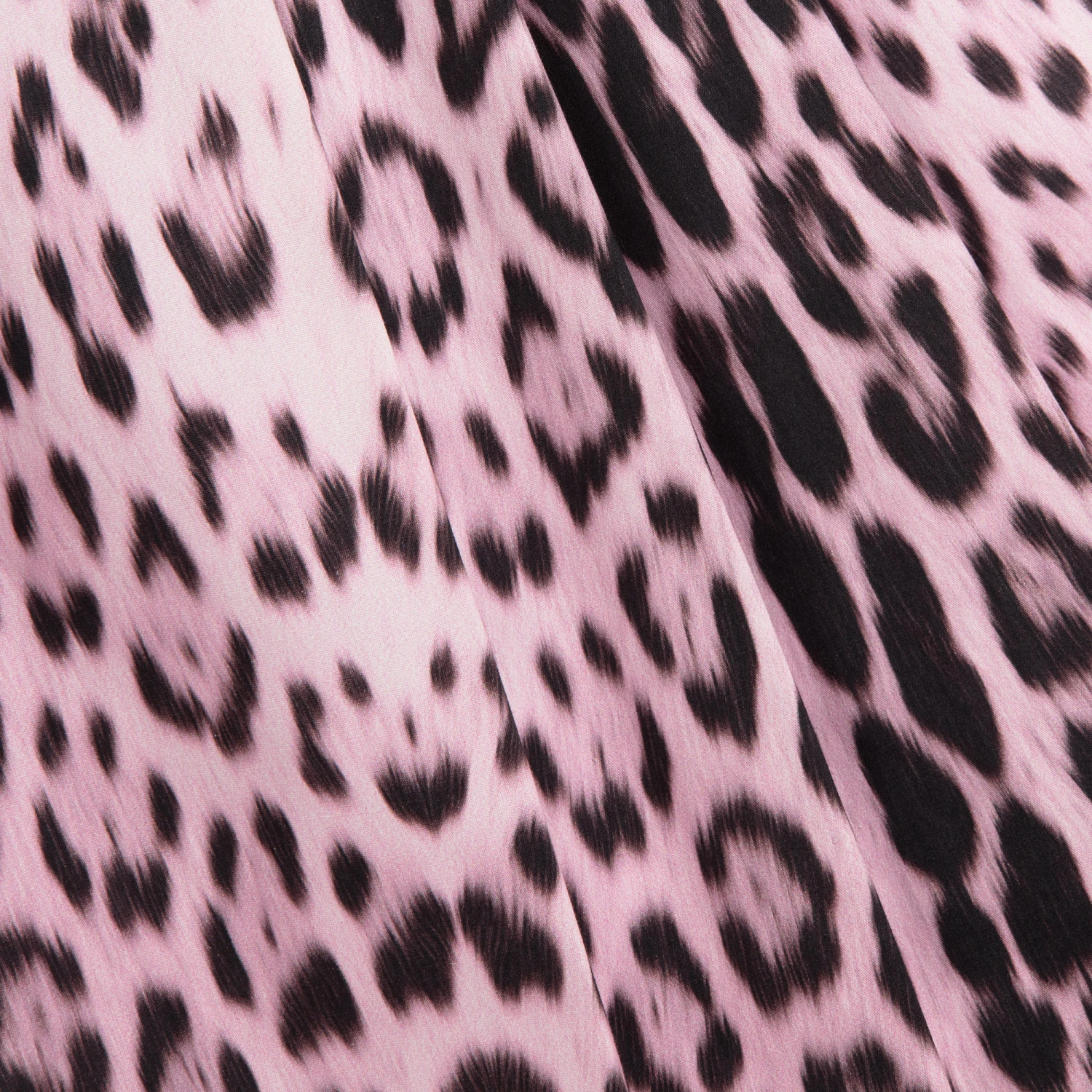 Roberto Cavalli Girls Pink Leopard Print Skirt - Image 5