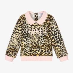 Roberto Cavalli Leopard Cotton Sweatshirt