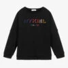 Sonia Rykiel Paris Girls Black Logo Sweatshirt