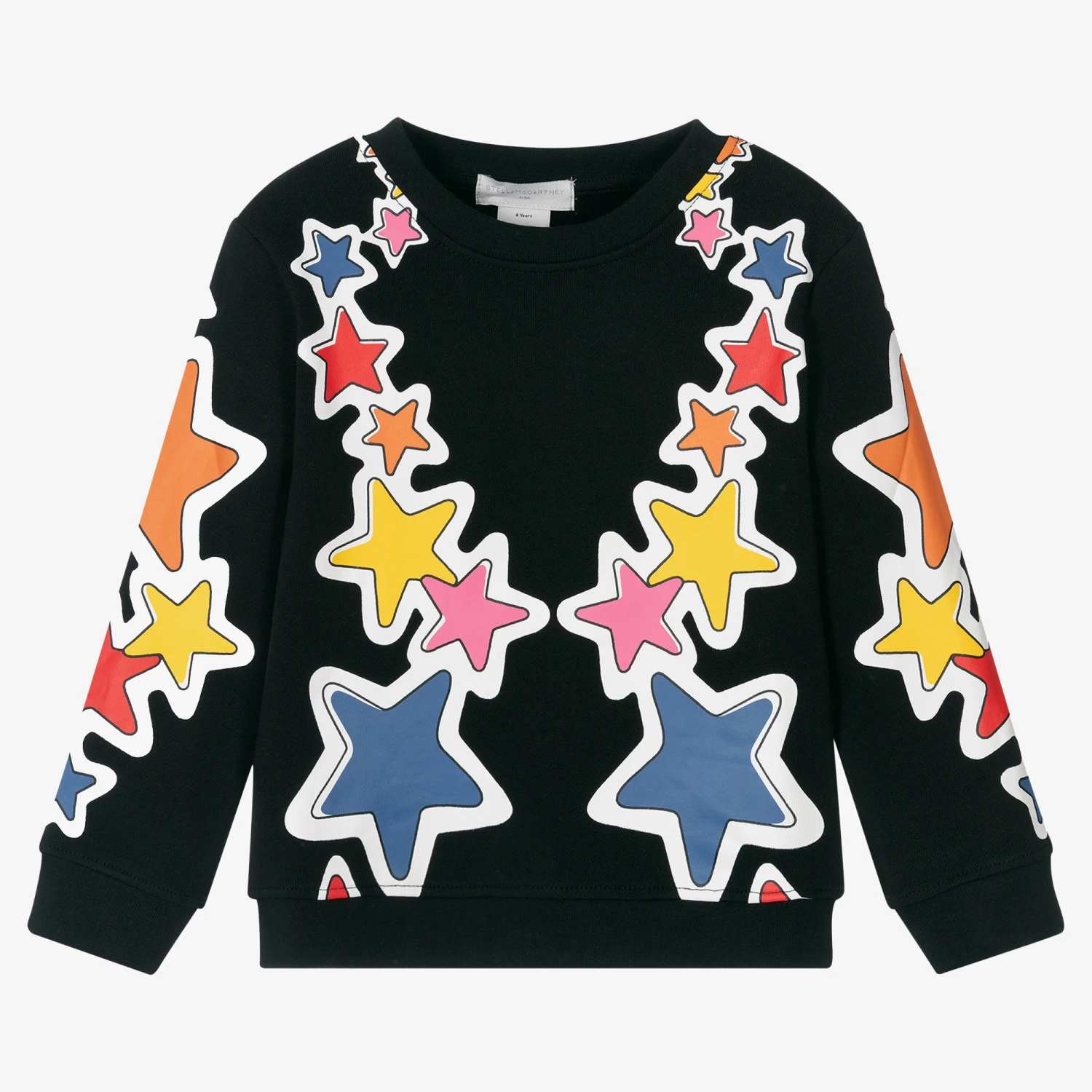 Stella McCartney Kids Girls Black Cosmic Sweatshirt